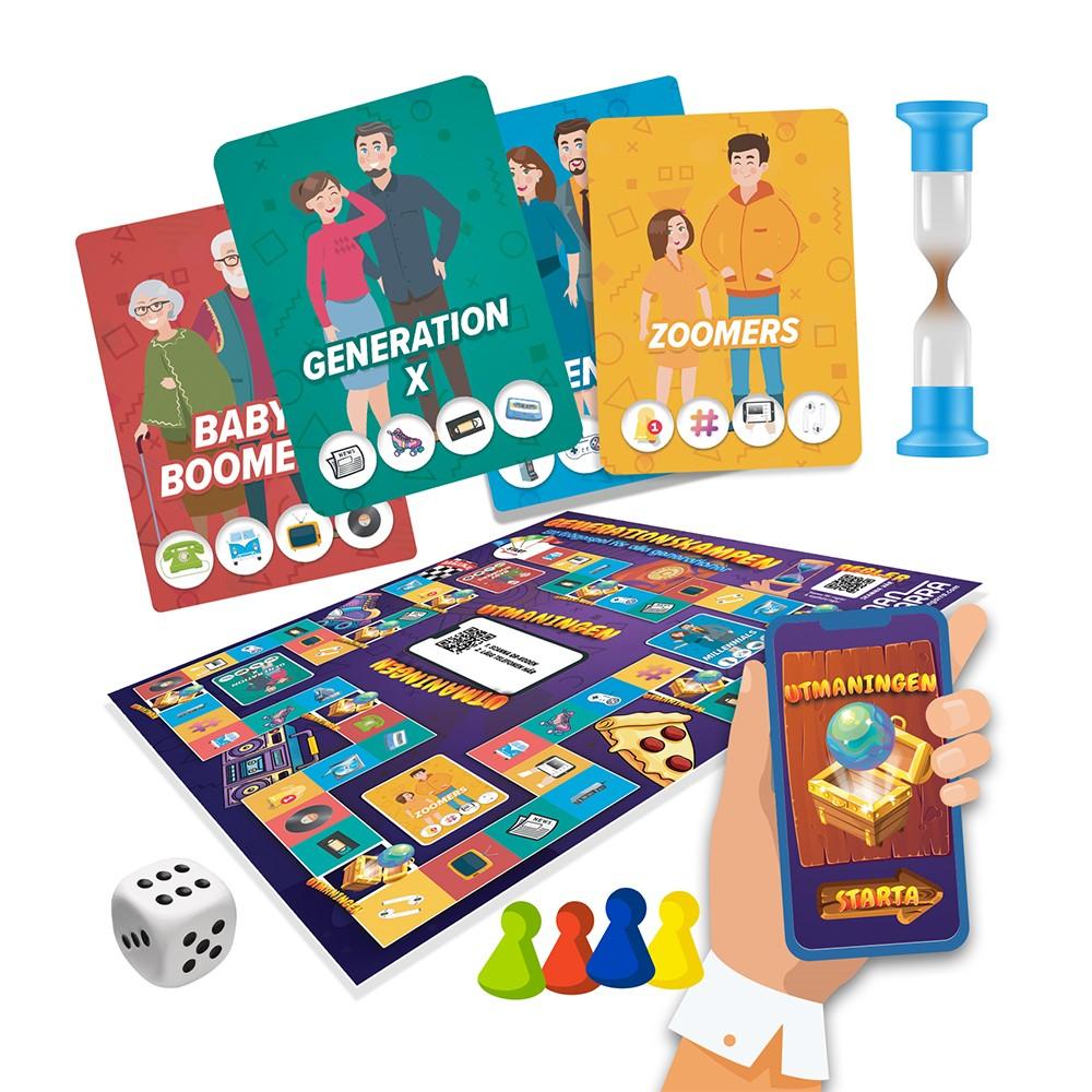 Generationskampen - Sällskapsspel / Familjespel - Spel Brädspel