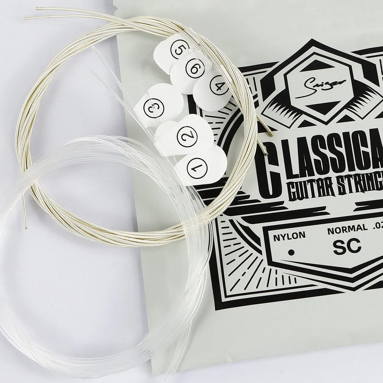 Gitarrsträngar Nylon .028-043 - Akustisk gitarr strängar