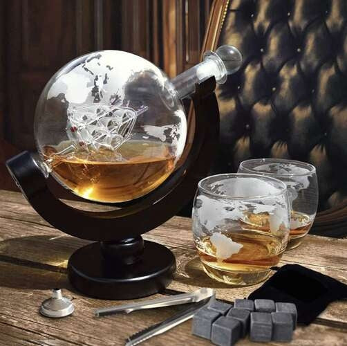 Glob Karaff Set - Whiskeyglas & Whiskystenar - Whiskey