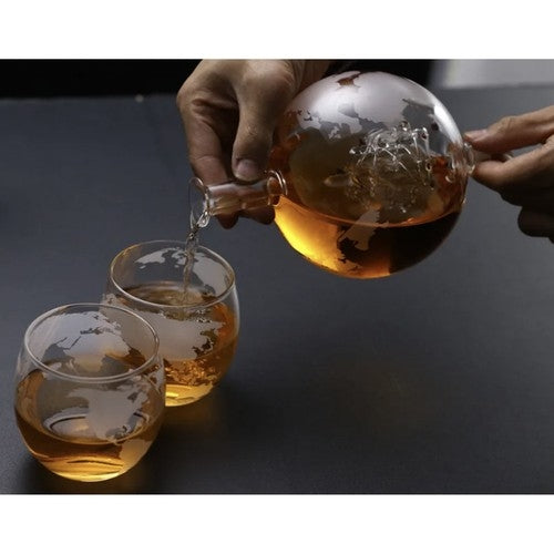 Glob Karaff Set - Whiskeyglas & Whiskystenar - Whiskey