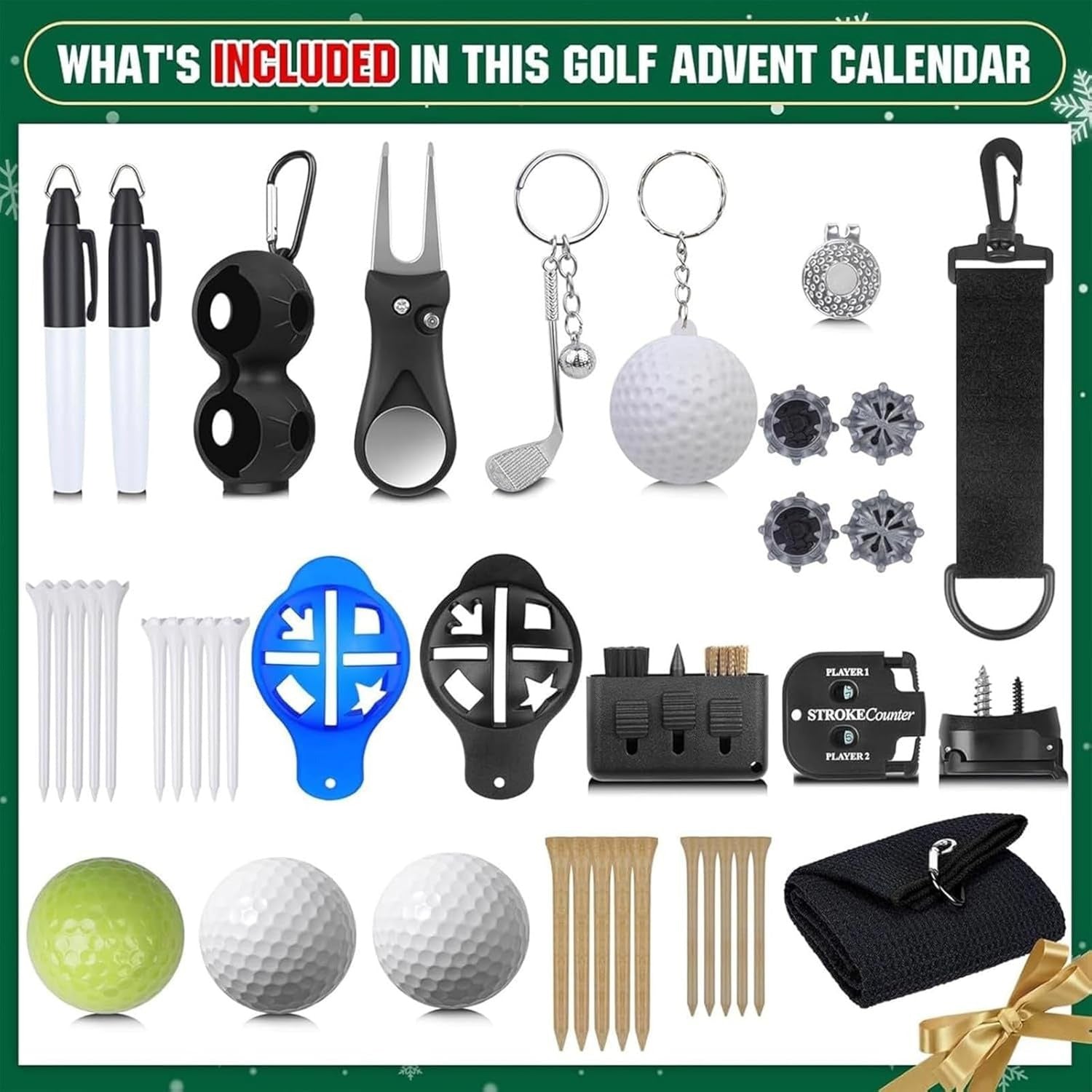 Golf-adventskalender - 24 överraskningar i jul