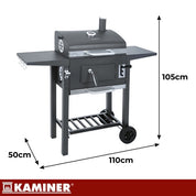 Grilli / Hiiligrilli lisävarusteineen - 105x110x50cm