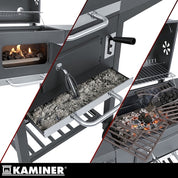Grill / Kolgrill med Tillbehör - 105x110x50cm