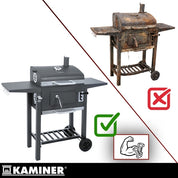 Grill / Kolgrill med Tillbehör - 105x110x50cm