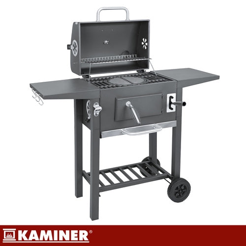 Grill / Kolgrill med Tillbehör - 105x110x50cm