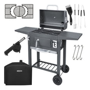 Grill / Kolgrill med Tillbehör - 105x110x50cm