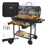 Grill / Kolgrill med Tillbehör - 108x67x96cm