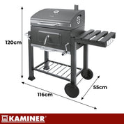 Grilli / Hiiligrilli tarvikkeineen - 116x55x120cm