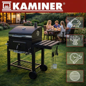 Grill / Kulgrill med tilbehør - 116x55x120cm