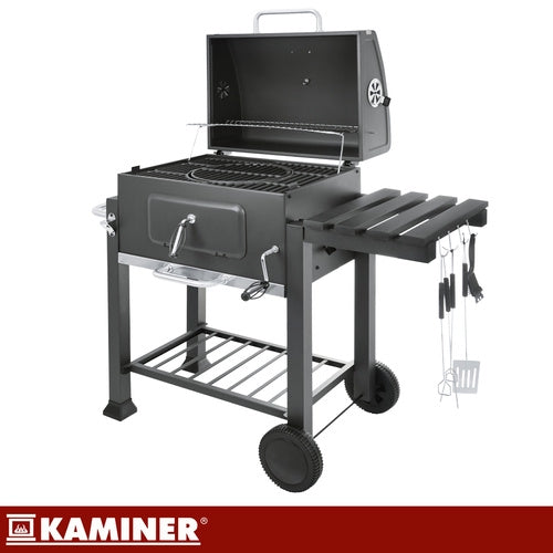 Grill / Kolgrill med Tillbehör - 116x70x110cm
