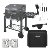 Grill / Kolgrill med Tillbehör - 116x70x110cm
