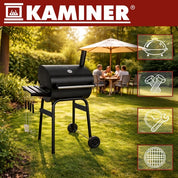 Grill / Kolgrill med Tillbehör - 82x51x117cm