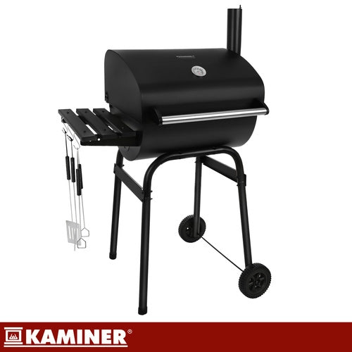 Grill / Kolgrill med Tillbehör - 82x51x117cm