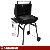 Grill / Kolgrill med Tillbehör - 82x51x117cm