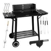 Grill / Kolgrill med Tillbehör - 93x41x86cm