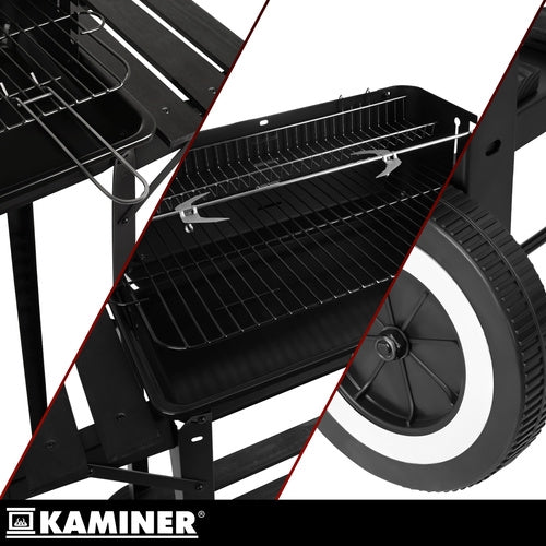 Grill / Kolgrill med Tillbehör - 93x41x86cm