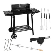 Grill / Kolgrill med Tillbehör - 93x41x86cm