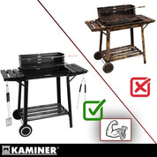 Grill / Kolgrill med Tillbehör - 93x41x86cm