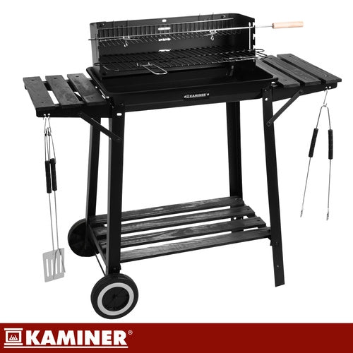 Grill / Kolgrill med Tillbehör - 93x41x86cm