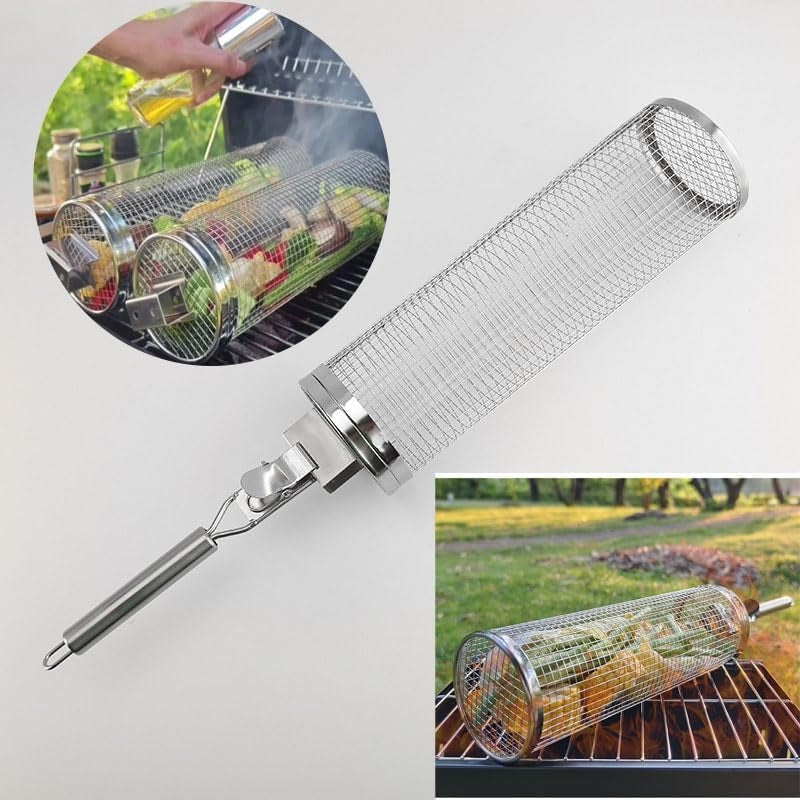 Grillkorg / Grillgaller med Handtag - 30cm