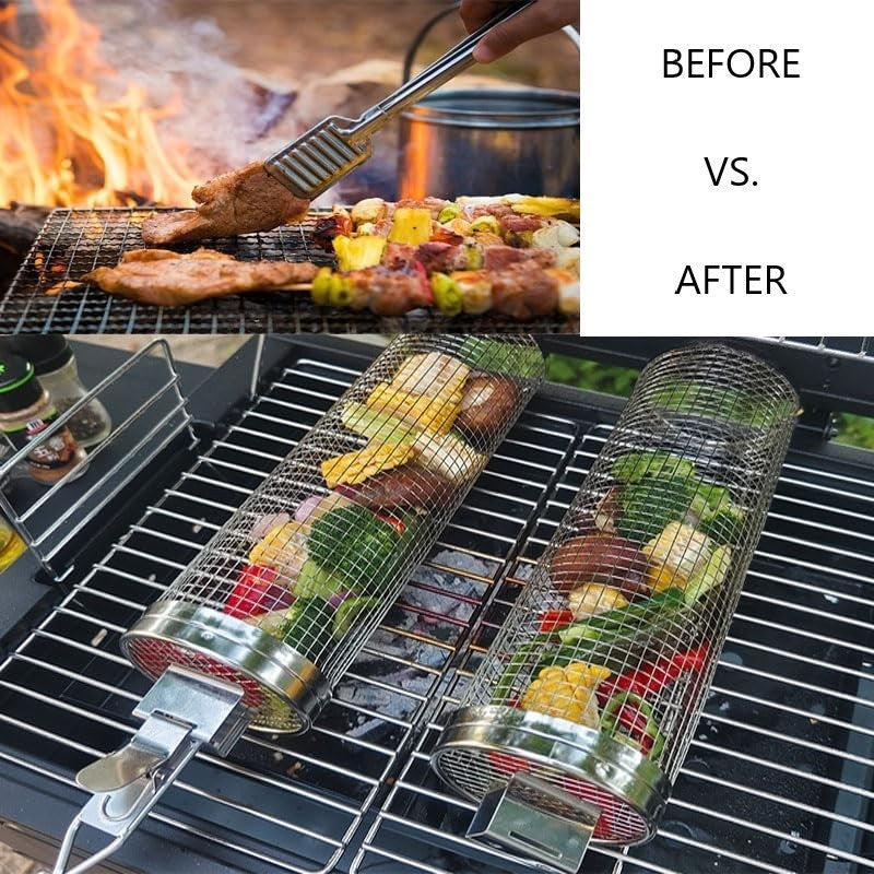 Grillkorg / Grillgaller med Handtag - 30cm