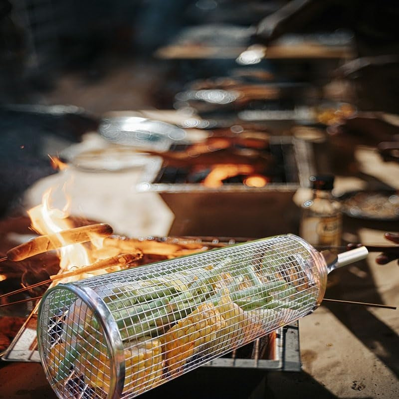 Grillkorg / Grillgaller med Handtag - 30cm