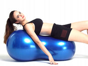 Gymnastikboll / Pilatesboll med Pump - Jordnöt