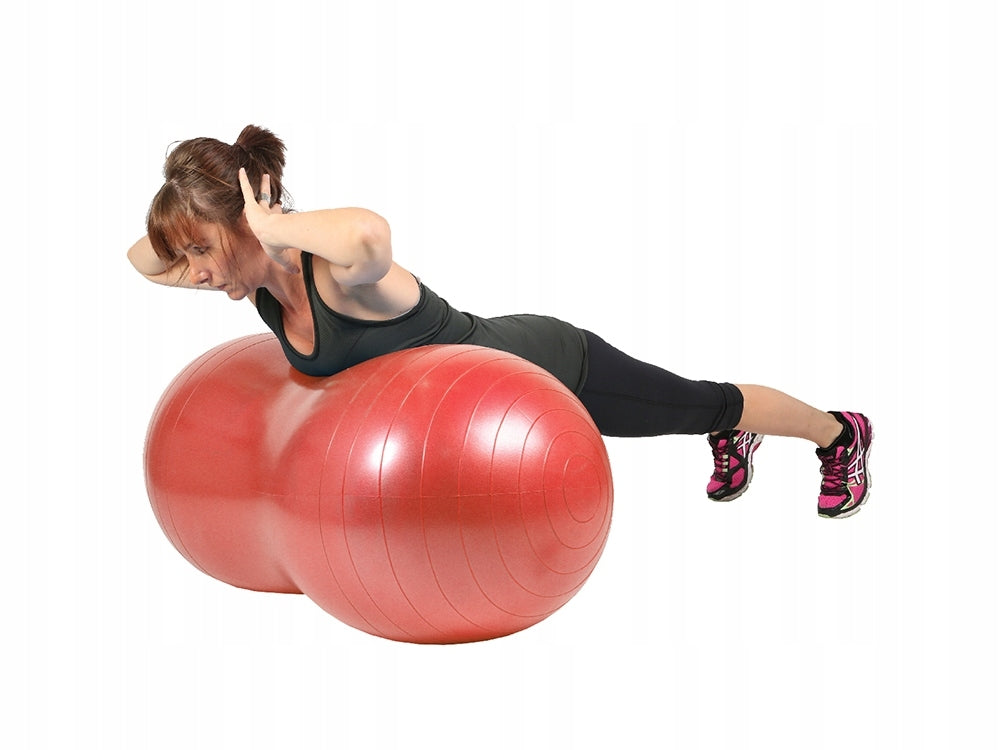 Gymnastikboll / Pilatesboll med Pump - Jordnöt