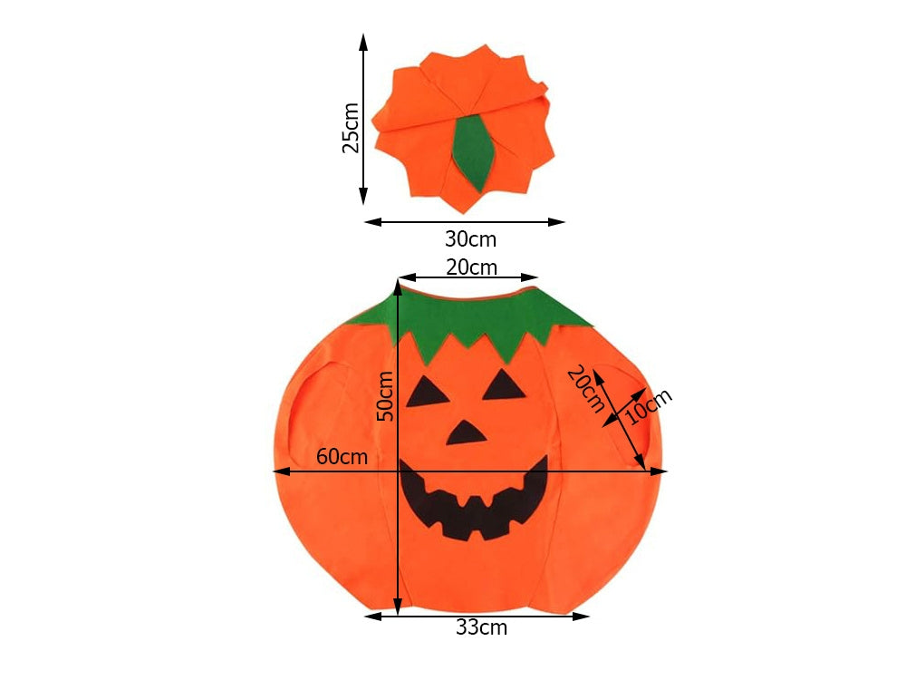 Halloween Pumpa Maskeraddräkt - Barn