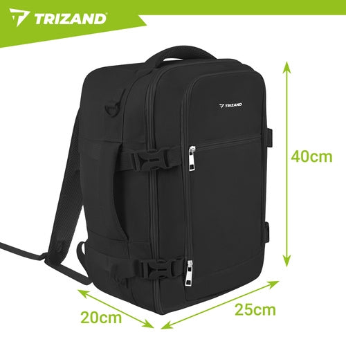 Handbagage Kabinväska RyanAir & WizzAir - Resväska Ryggsäck - 40x25x20cm