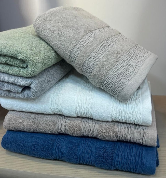 Handduk / Badlakan i Bomull - Jacquard