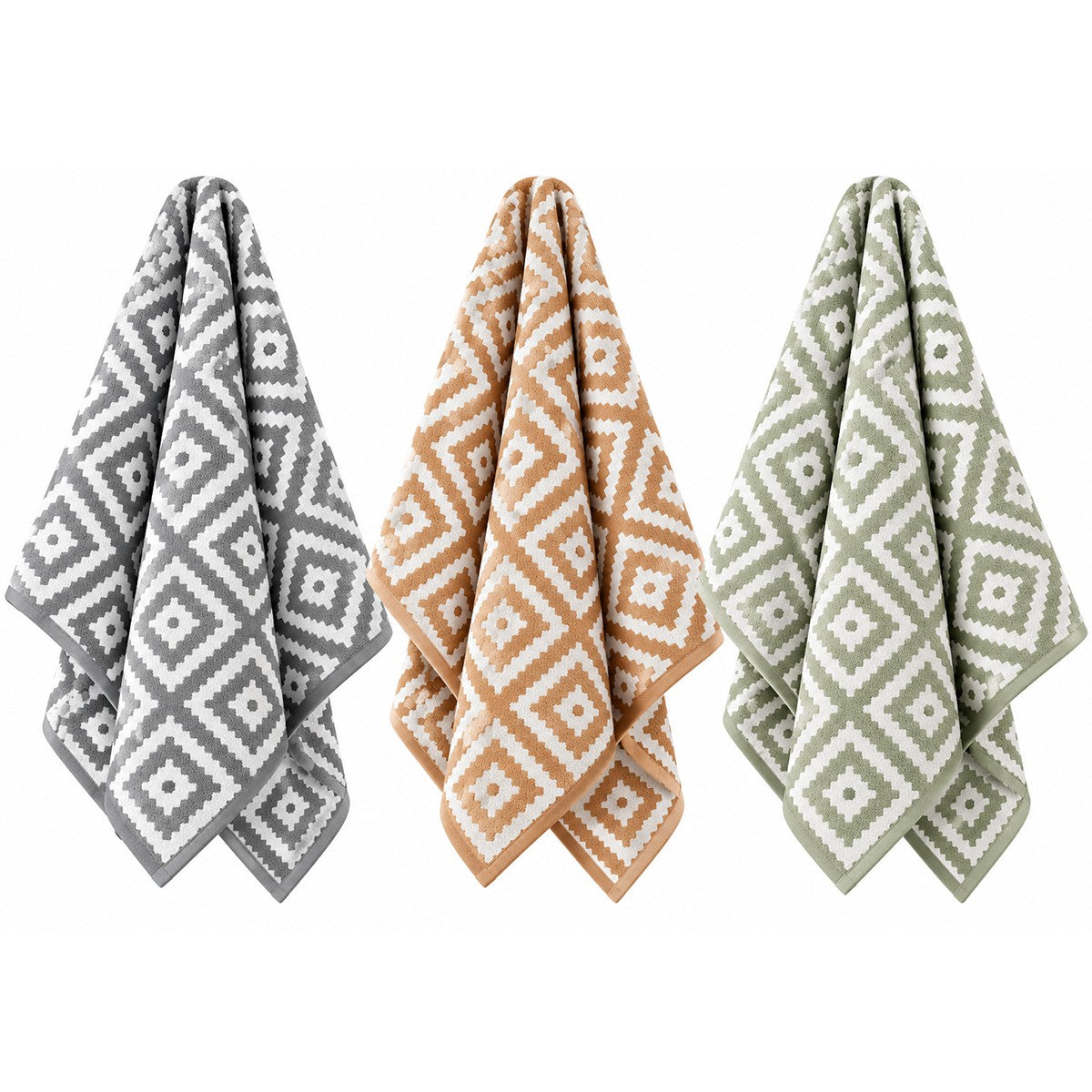 Kökshandduk / Handduk Set 40x60 cm - Mikrofiber - 3-Pack