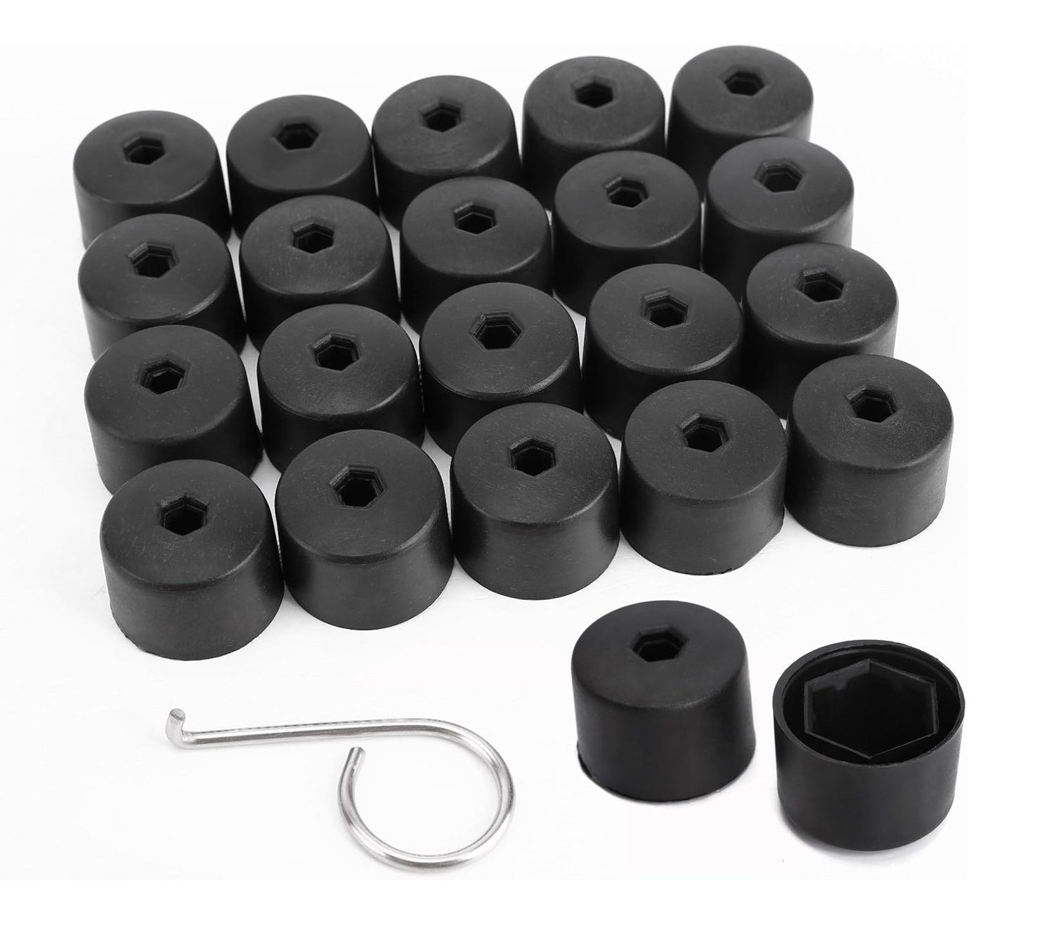 Hjulmutterkåpa / Hjulbultskåpa 17mm - 20-Pack