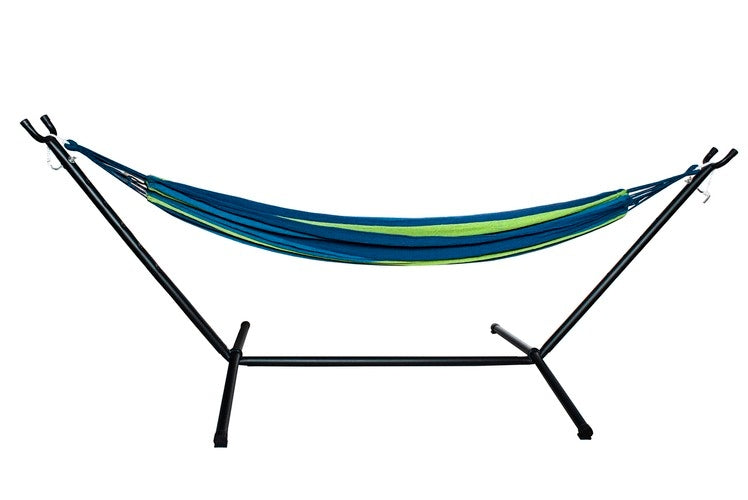 Hängmatta med Stativ 200kg - 200x150 cm