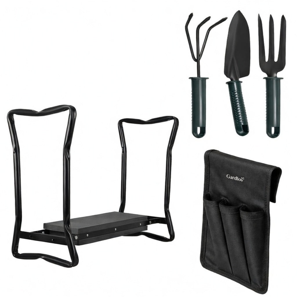 Hopfällbar Knäpall & Sittpall för Trädgården