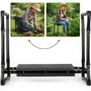 Hopfällbar Knäpall & Sittpall för Trädgården