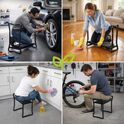 Hopfällbar Knäpall & Sittpall för Trädgården