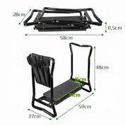 Hopfällbar Knäpall & Sittpall för Trädgården