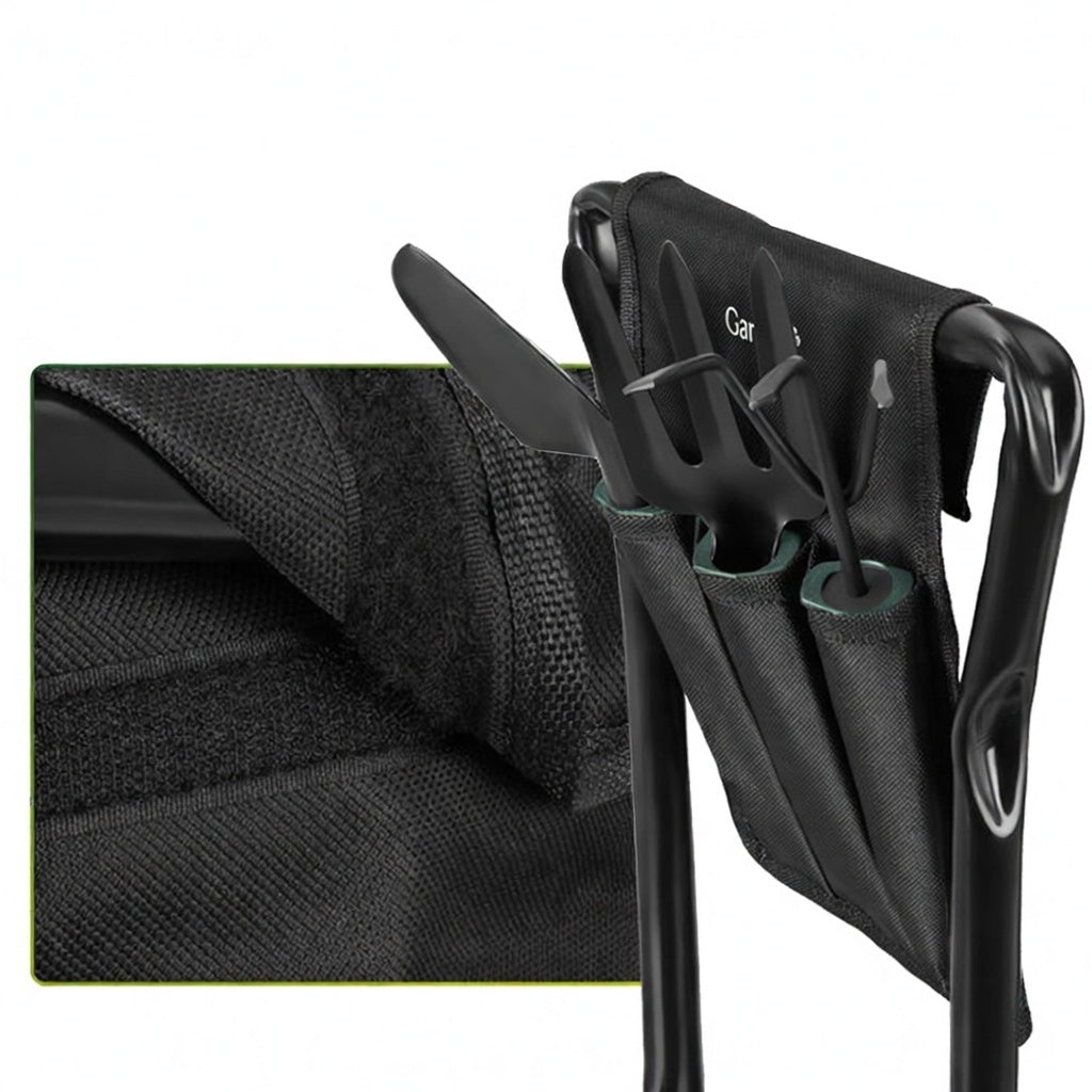 Hopfällbar Knäpall & Sittpall för Trädgården