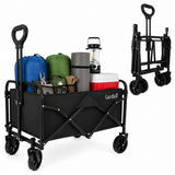 Hopfällbar transportvagn 90 L – Skrinda max 100 kg