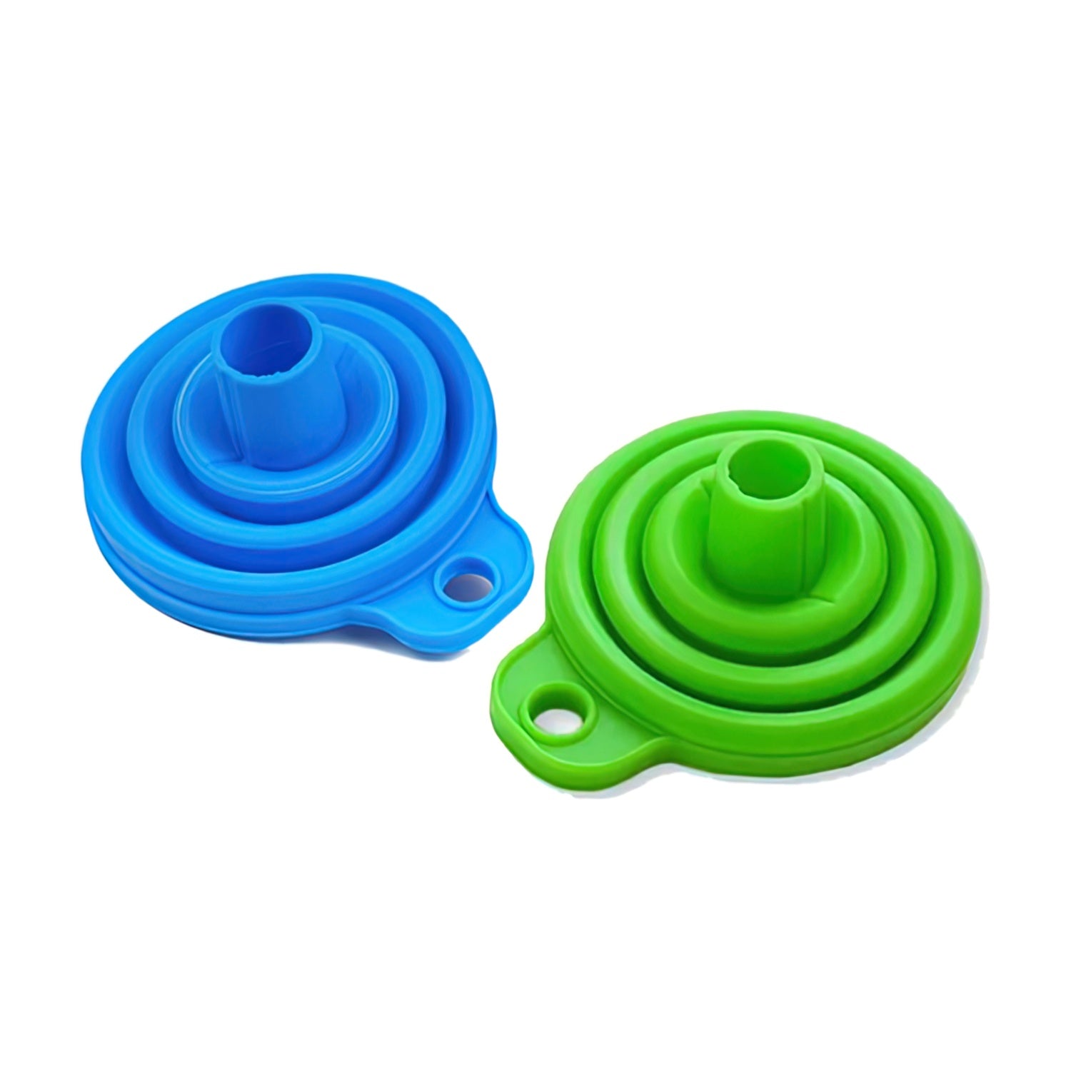 Hopfällbar Tratt i Silikon – 2-Pack