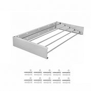 Hopfällbart torkställ 80 cm – Väggmonterat