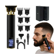 Hårtrimmer för skägg och hår – Trimmer med LCD-display