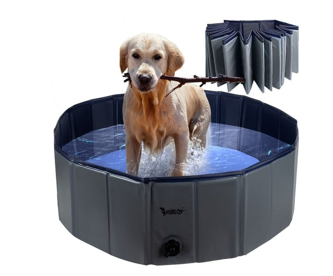 Hundpool Hopfällbar - 100x30cm