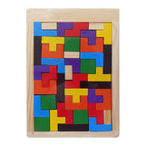 IQ-pussel i Trä för Barn