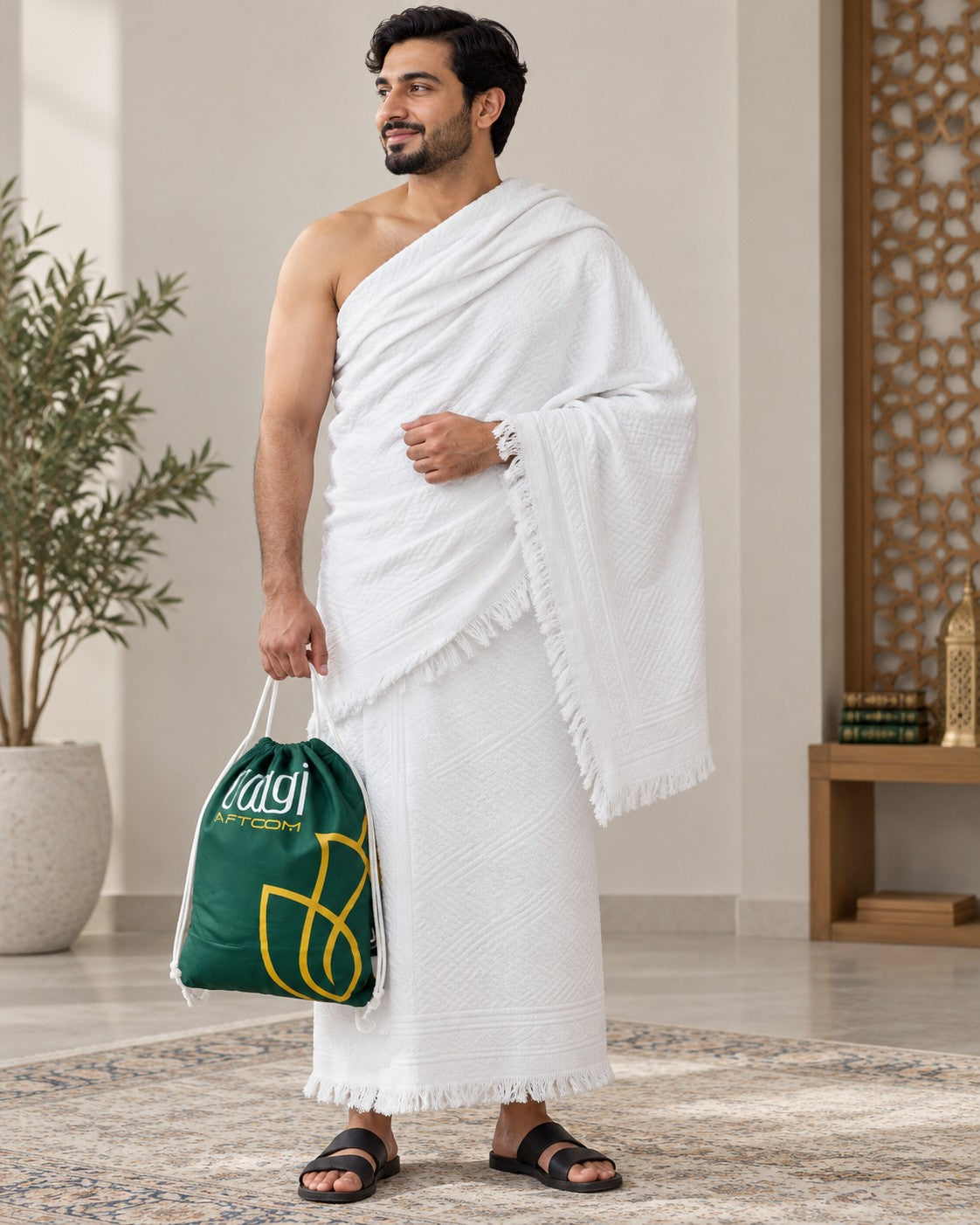 Ihram Kläder för Hajj och Umrah - 100% bomull - 2-delar