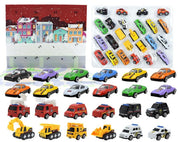 Julkalender Bilar - Adventskalender med Leksaksbilar