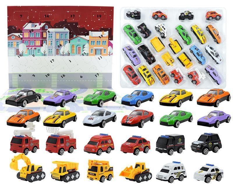 Julkalender Bilar - Adventskalender med Leksaksbilar