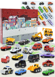 Julkalender Bilar - Adventskalender med Leksaksbilar