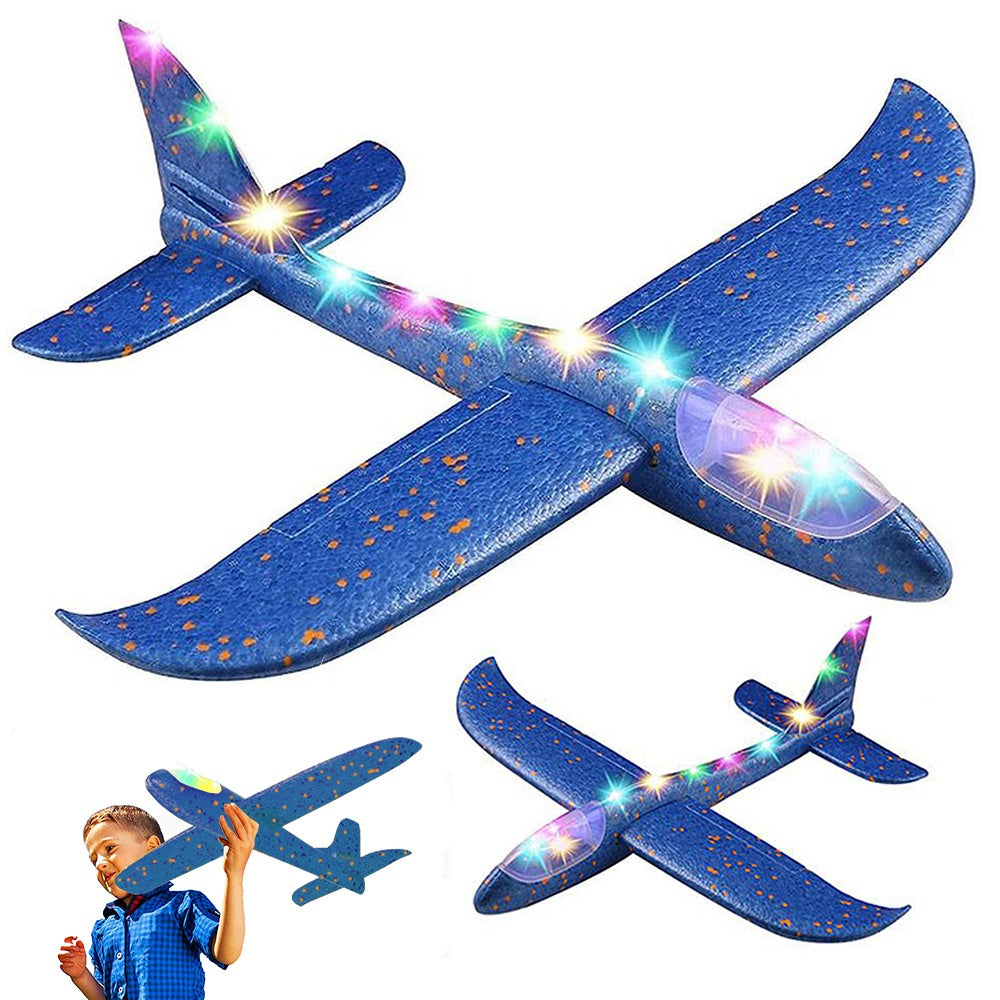 Kastflygplan med LED - 47 cm